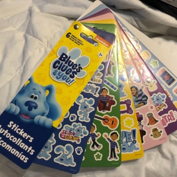 Sandylion Blues Clues & You 6 Page Sticker Book Filled with over 106 stickers - Picture 1 of 2